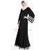 Simple bell sleeves black abaya  Simple bell sleeves black abaya